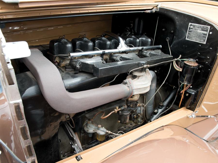 Моторный отсек Franklin Series 15 Convertible Coupe 1931 года  (фото 7 из 9)
